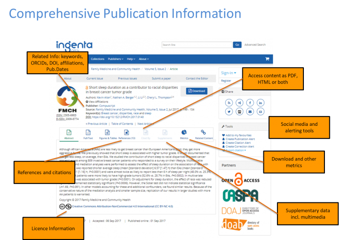 Ingenta Open screenshot